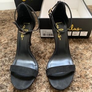 Lulu's ankle strap heels